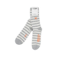 Socke Cosy Classic white-grey von Unio Hamburg