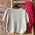 T-Shirt Pullover mit Alpaka "taupe"