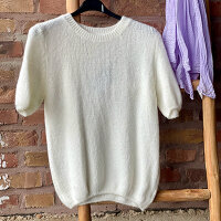 T-Shirt Pullover mit Alpaka "creme"