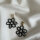 Ohrstecker Blume "Holiday schwarz von Biba