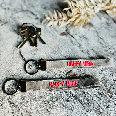 Schlüsselanhänger Happy mind von Parsley & Pepper
