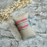 Statement-Armband "Dog Mom grau" von Parsley...