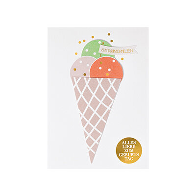 Eiskarte "Alles Liebe zum Geburtstag" von Räder