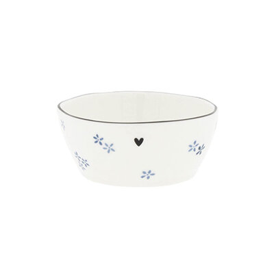 Schüssel / Bowl "white/blue print" von Bastion Collections Flowers