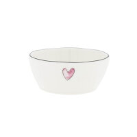 Schüssel / Bowl "white/rose print" von...