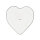 Herzteller "White/black Heart" von Bastion Collections