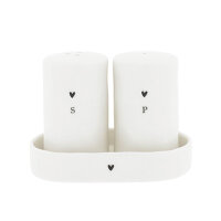 Salz- und Pfefferstreuerset "white" von Bastion...