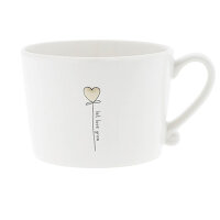 Tasse / Mug "White/let Love grow" von Bastion Collections