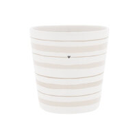 Becher / Cup "Watercolour Natural Stripes" von...