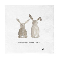 Servietten / Napkin "Somebunny love you" von...