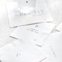Servietten / Napkin "Bon Appetit" von Bastion Collections