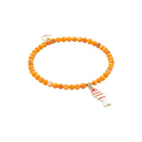 Armband "Fisch orange gestreift" von Biba