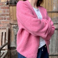 Alpaka Cardigan "pink" von Sarah & Sally