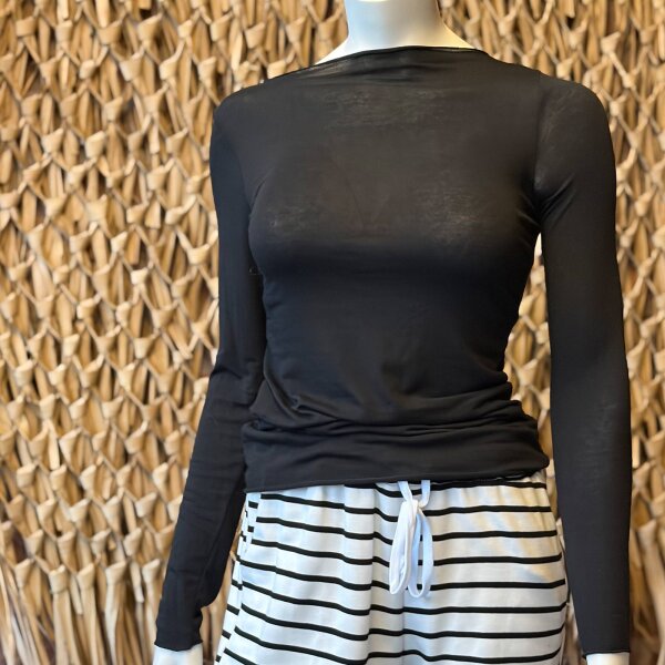 Cashmere-Modal-Mix Shirt schwarz One Size