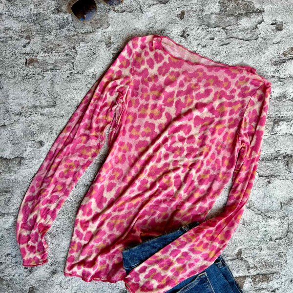 Cashmere-Mix Shirt Leo pink One Size