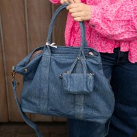 Jeansshopper dunkel