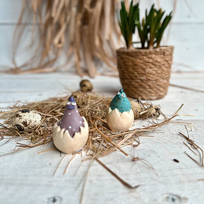 Hühner im Ei von Madleys lila