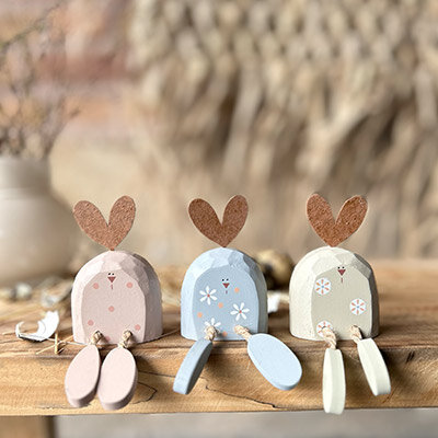 Mini Hasen mit Beinen von Madleys grün