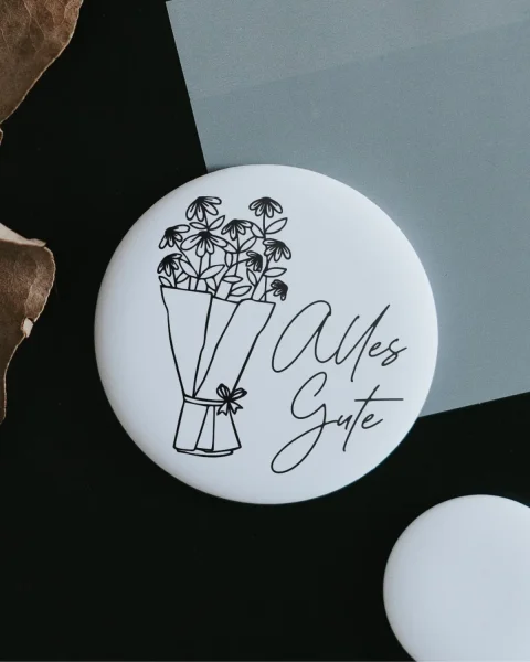 Magnet "Alles gute" groß von Heldenglück