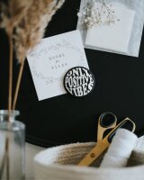 Magnet "Only positive vibes" gro&szlig; von...