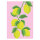 Postkarte luminous "Lemons" von Nobis Design