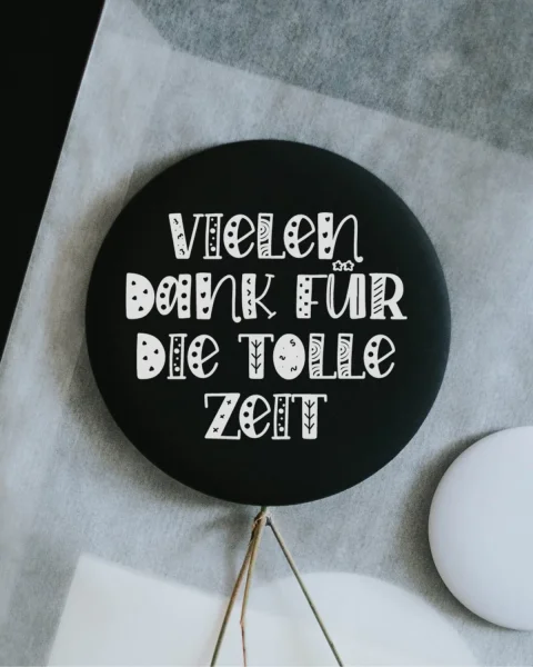 Magnet "Vielen Dank" groß von Heldenglück