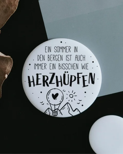 Magnet "Sommer in den Bergen" groß von Heldenglück