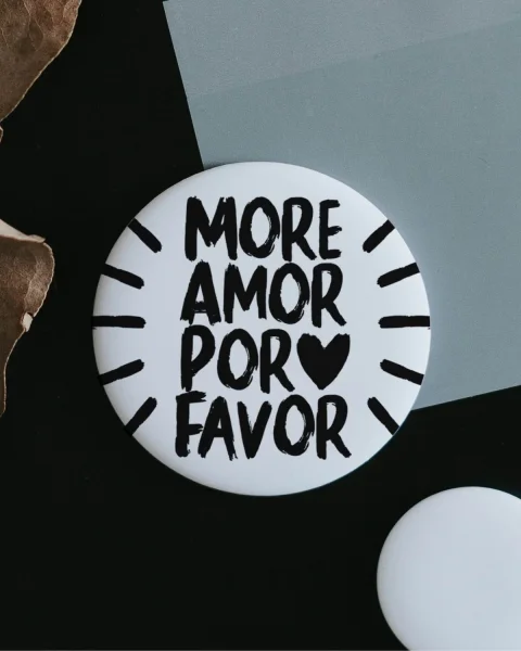 Magnet "More Amor por favor" groß von Heldenglück