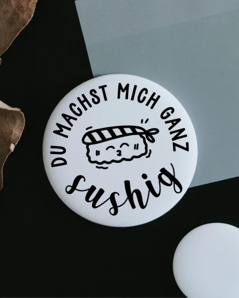 Magnet "Du machst mich ganz Sushig" groß von Heldenglück