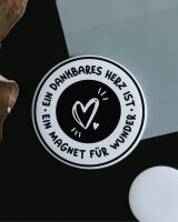 Magnet "Ein dankbares Herz" gro&szlig; von...
