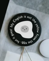 Magnet "My english is not the yellow"...