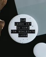 Magnet "Leben zu kurz" groß von...