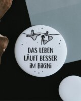 Magnet "Das Leben l&auml;uft besser im Bikini"...