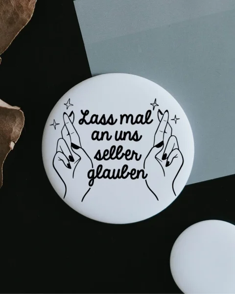 Magnet "An uns glauben" groß von Heldenglück