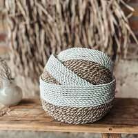 Korb natur-weiß von Boltze