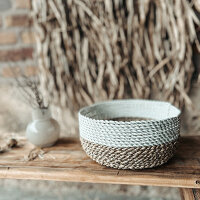 Korb natur-weiß von Boltze