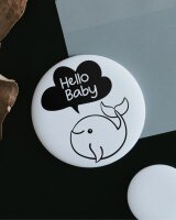 Magnet "Hello Baby" klein von Heldengl&uuml;ck