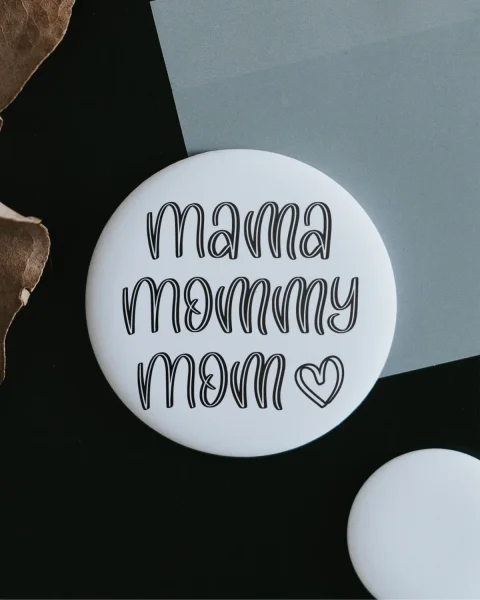 Magnet "mama mommy mom" klein von Heldenglück