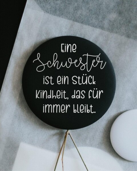 Magnet "Eine Schwester" klein von Heldenglück