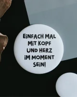 Magnet "Im Moment sein" klein von Heldenglück