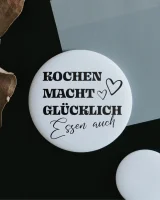 Magnet "Kochen macht glücklich" klein von...