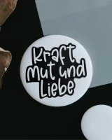 Magnet "Kraft, Mut und Liebe" klein von...