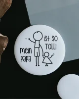 Magnet "Papa ist toll" klein von Heldenglück