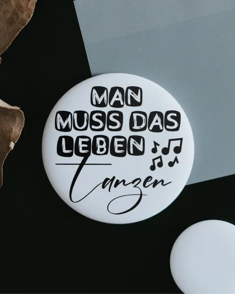 Magnet "Das Leben tanzen" klein von Heldenglück