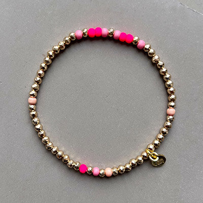 Armband Sparkling "New Pink" von Super Gem