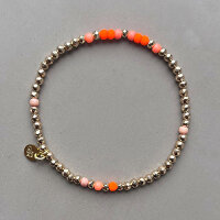 Armband Sparkling "New Orange" von Super Gem