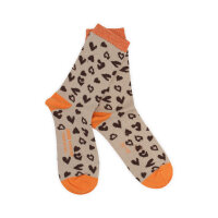 Socke Summer Glam Leo-orange von Unio Hamburg