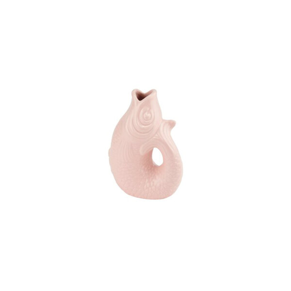 Fisch Vase Monsieur Carafon "sea pink" XS von Giftcompany