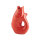 Fisch Vase Monsieur Carafon "coral red" S von Giftcompany