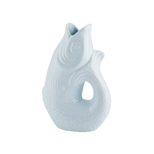 Fisch Vase Monsieur Carafon "blue horizon" S von Giftcompany